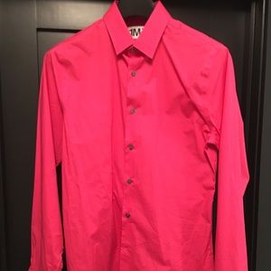 Express Men’s Magenta Pink Dress Shirt